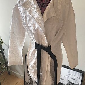 Zara Classic White Blazer